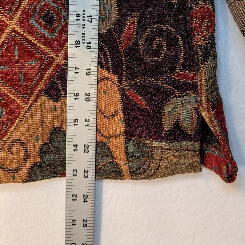 Coldwater Creek Patchwork Tapestry Jacket Blazer … - image 4